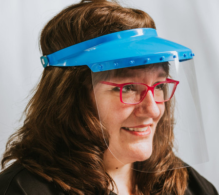 IN-0127554 XL Combo Pack Elastic Strap 3 Visors with 10 6in Shields