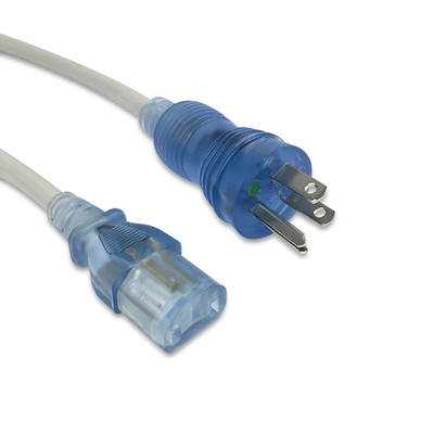 IN-0126865 15ft4.6m 16AWG Clear Plug Gray Cable Replacement