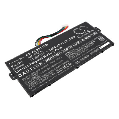Notebook Laptop Replacement Battery 3400mAh 39.27Wh 11.55V Li-Polymer