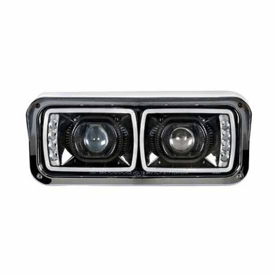 4X6In LED Dual Function Crm Projection Headlight - Passenger Side Replacement