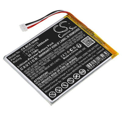 Medical Replacement Battery Li-Polymer 3.7V 5600mAh 20.72Wh Replacement