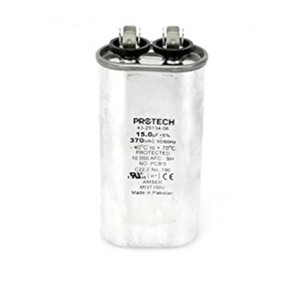 Universal IN-0130274 HVAC Replacement Capacitor 15uF 370VAC
