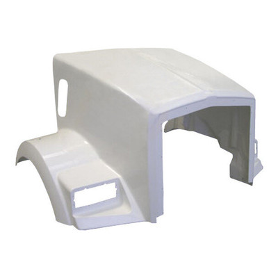 T800 CURVED GLASS YEAR 2004 FIBERGLASS SHORT HOOD