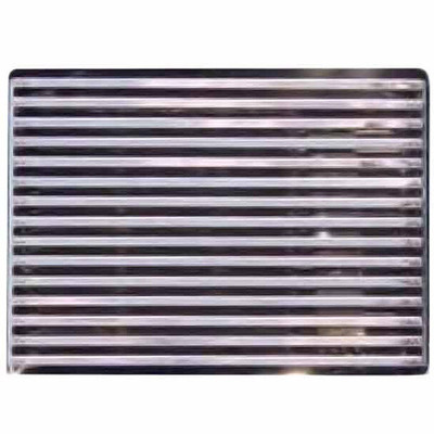 9370 YEAR 1986 STAINLESS STEEL HORIZONTAL 15 BAR GRILLE INSERT