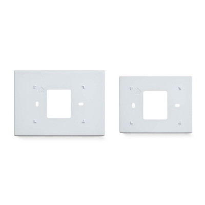 White Coverplate Assembly For Use With The Prestige 2 Wire IAQ Thermostat Includes Two Wall Plates Replacement
