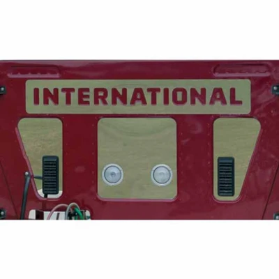 LONESTAR YEAR 2013 STAINLESS STEEL REAR SLEEPER WALL LOGO TRIM