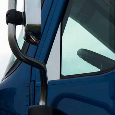 HX620 YEAR 2024 STAINLESS STEEL CAB DOOR WINDOW FILLER TRIM PAIR