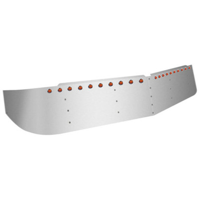4000 SERIES YEAR 2009 12.5 INCH STAINLESS STEEL DROP VISOR W 20 BULKHEAD LIGHT HOLES