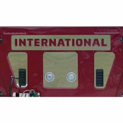 PROSTAR YEAR 2016 STAINLESS STEEL REAR SLEEPER WALL LOGO TRIM