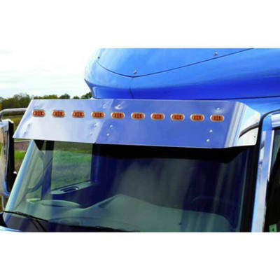 LONESTAR YEAR 2009 12.5 INCH DROP VISOR W 10 CHALLENGER AMBER LEDS