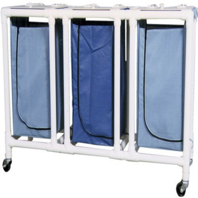 MRI NonMagnetic PVC Three Bin Hamper 28 Gallon Mesh Bag Black Replacement