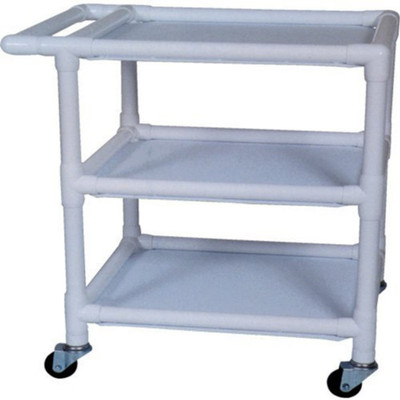 PVC NonMagnetic MRI Utility Cart 20IN x 25IN Shelf Size Replacement