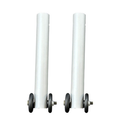 MRI NonFerromagnetic Rear Anti Tippers for Aluminum 24IN Wheelchairs Replacement