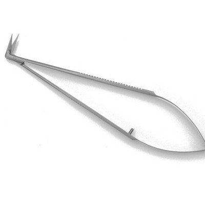 MRI Titanium Potts Micro Scissors Angulated 130 Degrees 185mm7.25IN Replacement