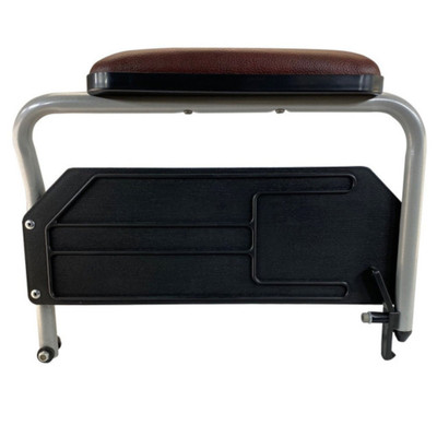 MRI NonFerromagnetic Desk Len Detachable Arm Assy for 20IN Wide Aluminum Wheelchairs Left Burgundy Replacement