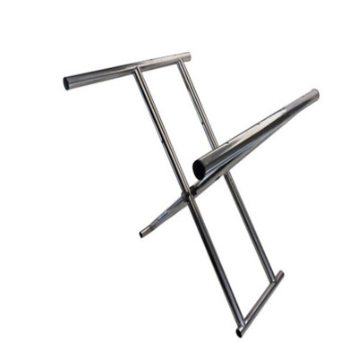 MRI NonMagnetic Double Cross Brace Set for 22IN Wide Stainless Steel Wheelchair Replacement