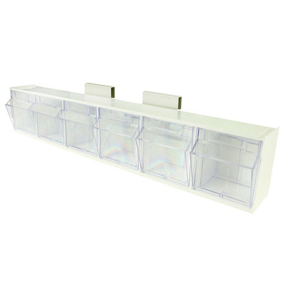 MRI NonMagnetic 6 Compartment Bin Organizer for Lock Carts