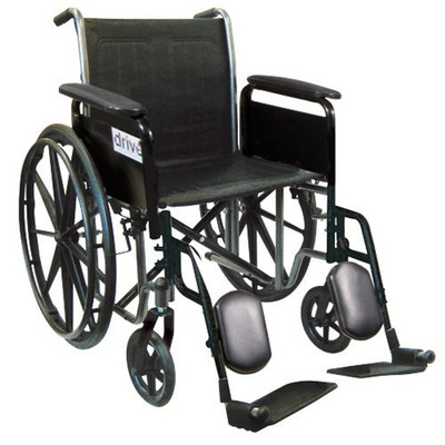 16IN Wide Detachable Desk Arm Wheelchair Legrests Replacement