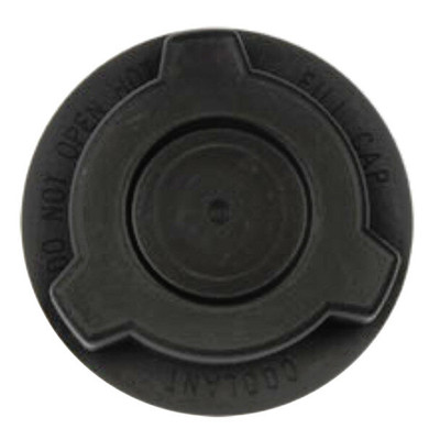 Black Plastic Coolant Reservoir Cap Without Nipple Replacement