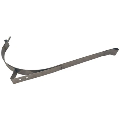 F600 YEAR 1991 1.875IN WIDE STAINLESS STEEL FUEL TANK STRAP WITH STEP BRACKET FOR 63 GALLON D TANKS