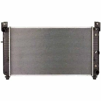 SILVERADO 2500 YEAR 2016 34X17 .5X1 INCH RADIATOR W 1 .3125 INCH INLET AND 1 .5625 INCH OUTLET