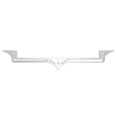 W900L YEAR 2003 STAINLESS STEEL 3 POINT SLOTTED EMBLEM ACCENT