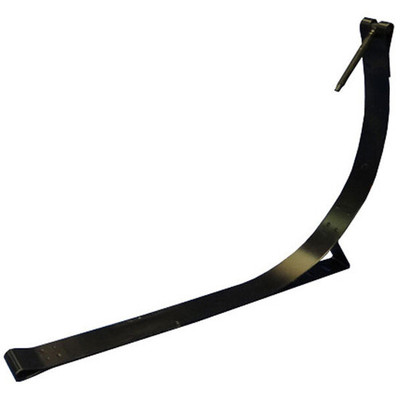 F650 YEAR 2014 2 INCH WIDE BLACK FUEL TANK STRAP AND LINER KIT WITH 53 GALLON TANK