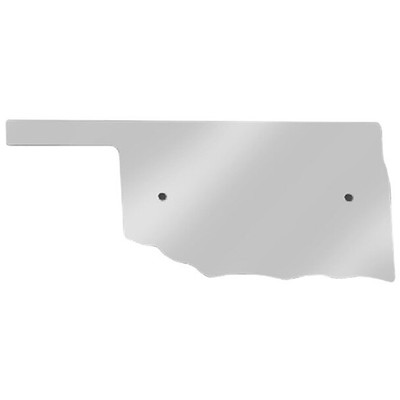 389 GLIDER YEAR 2019 STAINLESS STEEL OKLAHOMA-SHAPED HOOD EMBLEM ACCENT