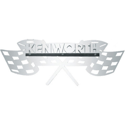 W900L YEAR 1991 STAINLESS STEEL VICTORY LANE STYLE EMBLEM ACCENT