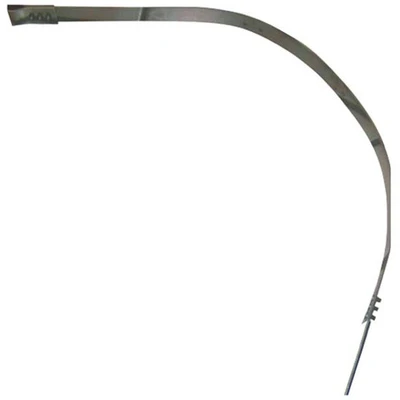 T800 YEAR 2001 2 INCH WIDE STAINLESS STEEL FUEL TANK STRAP AND LINER KIT WITH 24.5 INCH TANKS