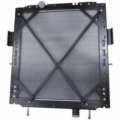 386 YEAR 2014 PLASTIC ALUMINUM 2 ROW RADIATOR W FRAME