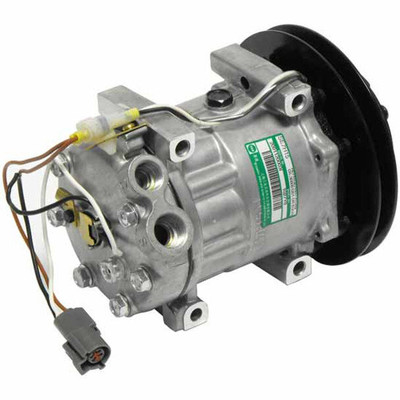 F600 YEAR 1995 AC COMPRESSOR WITH SD7H15 SINGLE GROOVE CLUTCH