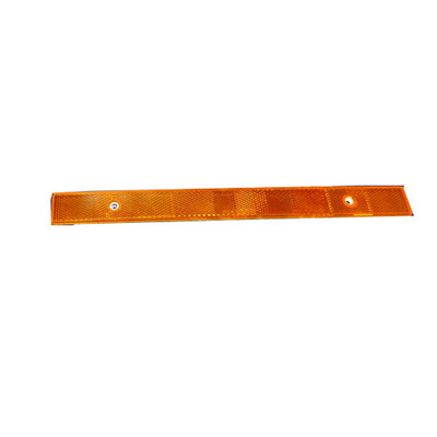 12 Inch White Reflector Strip With 2 Mounting Holes Adhesive Backing Replacement