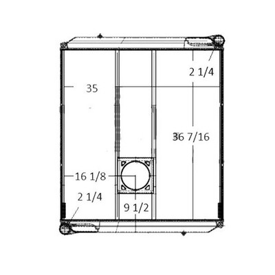 XPEDITOR YEAR 2016 PLASTIC ALUMINUM RADIATOR WITH CRANK BOX