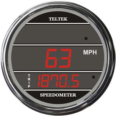 CENTURY 120 YEAR 2000 BLUE DIGITAL SPEEDOMETER GAUGE WITH TRIP METER 0-150 MPH