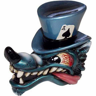 Blue Top Hat Wolf Shift Knob Black Splitter Adapter Super 10 13 15 18 Speed Replacement