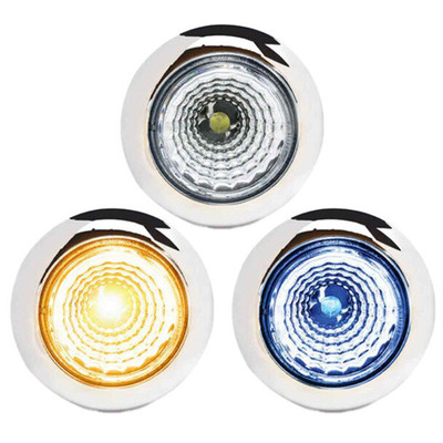 .75IN Dual Revolution Amber Marker to Red LED Light With Reflector Replacement