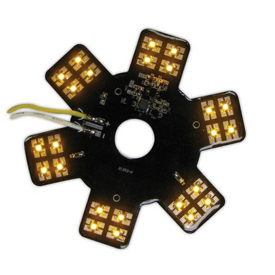 CLASSIC XL 132 YEAR 2008 5 1/8IN BLUE STAR INNER AIR CLEANER LED W/ 24 DIODES FOR 13IN DONALDSON AIR BREATHERS