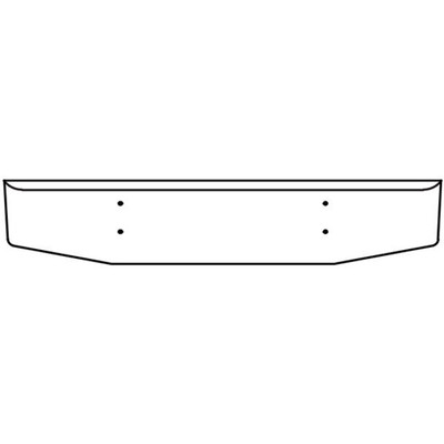 Black Quilted Vinyl Winter Front Standard Diamond Cutout For Ford F750 2016-Current Replacement