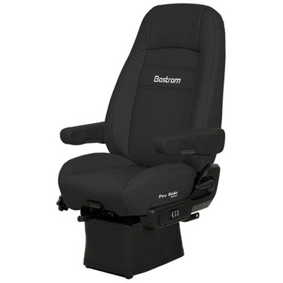 Bostrom Pro Ride Low Base High Back Seat With Armrests Red Ultra Leather Replacement