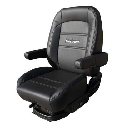 Bostrom Semi Truck Seat Pro Ride Low Base Mid Back Tan Ultra Leather Replacement