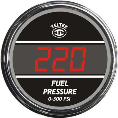 CLASSIC 120 YEAR 1991 RED DIGITAL FUEL PRESSURE GAUGE 0-300 PSI