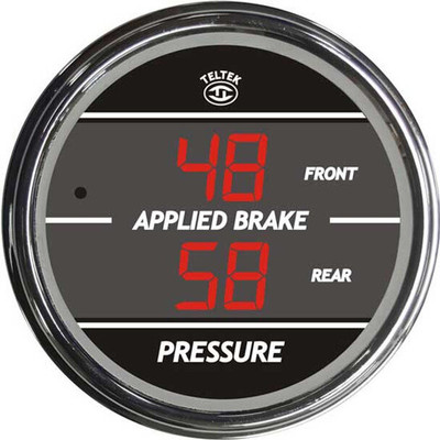 CLASSIC 120 YEAR 2001 BLUE DIGITAL DUAL DISPLAY GAUGE APPLIED BRAKE FRONT REAR 0-99.9 PSI