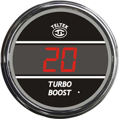 CLASSIC 120 YEAR 2000 BLUE DIGITAL TURBO BOOST GAUGE 0-100 PSI