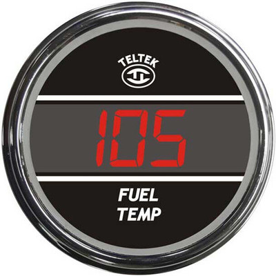 CLASSIC 120 YEAR 1996 BLUE DIGITAL FUEL TEMPERATURE GAUGE 99-180 DEGREE F