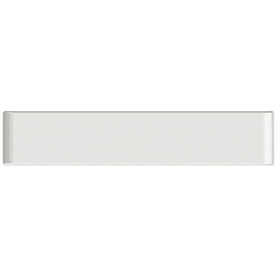 18 Inch Chrome Rolled End American Eagle Bumper With Tow 4 Oval and 8 - 2 Inch Round Light Holes Replacement