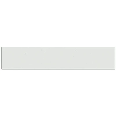 18 Inch Chrome American Eagle Square Bumper With Mount and 2 Rnd 0.75 Inch Light Holes Replacement