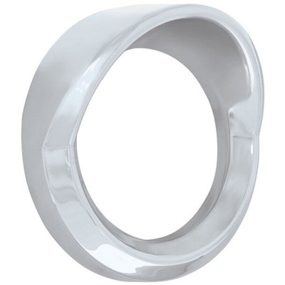 Chrome Small Gauge Bezel Without Visor For Peterbilt Replacement