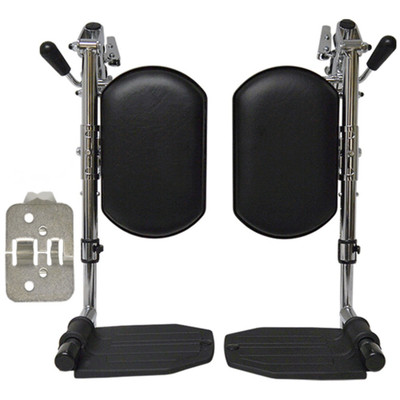 CHROME LEGREST METAL PAD PLATE ALUMINUM FOOTPLATE PAIR Replacement