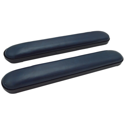 FULL ARMPADS W BLACK BASE DARK BLUE E and J Replacement